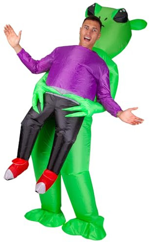 Wicked Costumes Adult Funny Inflatable Carry Me® Alien Fancy Dress Costume