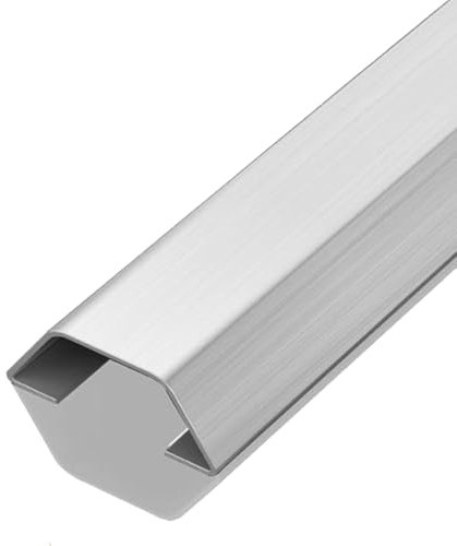 Vnook Cable Raceway Metal Self Adhesive,1m Long Cable Hider Cables Concealer for Wires, Waterproof Trunking Management Kit,Wall/Floor Mounted Wire Channels(6)