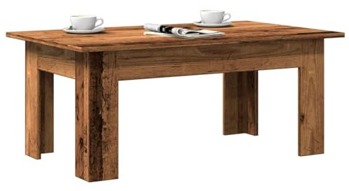 vidaXL Couchtisch Altholz-Optik 100x60x42 cm Holzwerkstoff, Beistelltisch, Wohnzimmertisch, Kaffeetisch, Sofatisch, Akzenttisch, Teetisch
