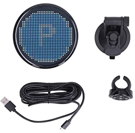 Full Color LED -Schild Bluetooth App Fernbedienungsauto -LED -Anzeige mit 32x32 programmierbarem LED -Bildschirm Universal für Auto