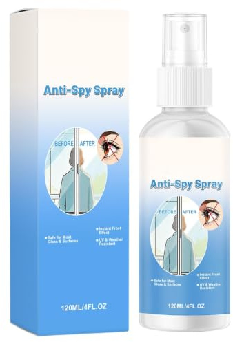 Spray Para Vidrio Esmerilado - Pintura Para Revestimiento De Privacidad De Ventanas De 120 Ml | Solución De Glaseado De Larga Duración Resistente A Los Rayos UV Y A La Intemperie | Fácil Aplique El Es