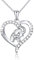 Flyow Necklace 925 Sterling Silver Elephant Animal Necklace Jewelry Gift for Her Women Girls (Elephant)