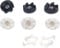 Zuikn Piezas de repuesto para licuadora NutriBullet de 600 W, 900 W, 1000 W, 1200 W, engranaje de base superior y engranaje de hoja de goma con almohadilla de choque, piezas de repuesto de cuchilla