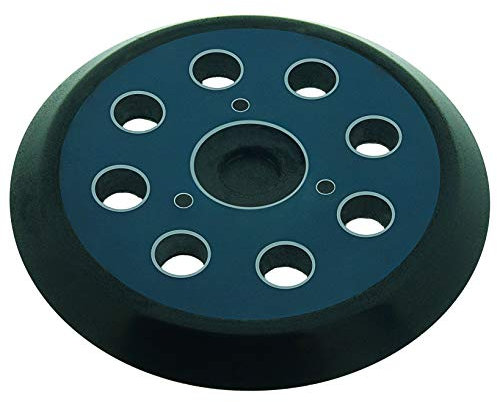 1 x SabreCut OSSCPM125MH 125mm Medium Hard 8 Hole Random Orbital Sander Hook & Loop Backing Pad Compatible with Makita M9204 BO5030 BO5031 DBO180Z BO8041 DBO180RMJ BO5041 BO5010 BO5011 BO5012