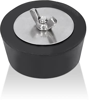 Bouchons d'Hivernage de Piscine, 2 Pcs Bouchon de Gel d'Expansion en Caoutchouc Empêchent Le Tuyau de Vidange d'être Endommagé pour Tuyauterie de Piscine Hiver Entretien des Raccords(63mm/2,5)