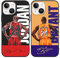 [2 Stück] Handyhülle für iPhone 14 iPhone 13 Hülle 6,1,Basketball Player Star 23 24 Muster Weich Premium TPU Silikon Case Stoßfest Cover Schutzhülle Design Cool für Junge Mann Fan Freund Geschenk
