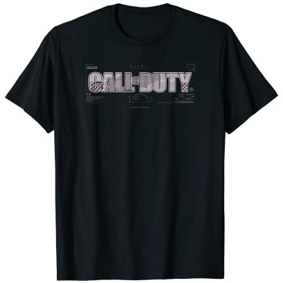Call Of Duty Classic Game Logo Seen Through Visor T-Shirt