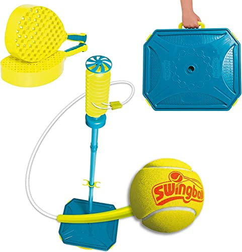 RA-HOMESTORE® All Surface Ball Game, Amazing Power Garden Play Outdoor Tennis Swing Ball Outdoor Garden Activity, Family Tennis Play, Water resistant, Set-Blue & Yellow