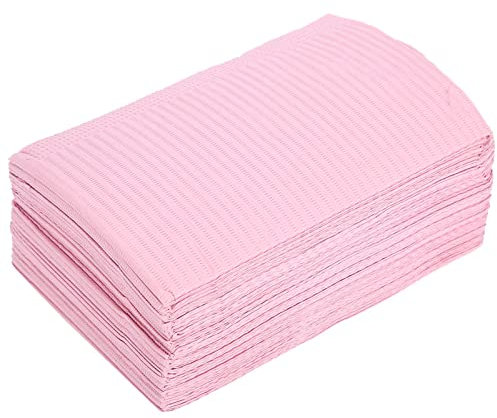 Waterproof Nail Tips Art Table Towels Mat 125PCS Nail Tips Art Paper Disposable 3 Ply Foldable Nail Table Mat Nail Tips Art Waterproof Pad for Salon Practice Manicure