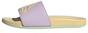 adidas Femme Adilette Comfort Slides TOBOGGANS, Ice Lavender/Orange Tint/Linen Green, 43 EU