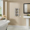Warmehaus Electric Heated Towel Rail Curved Chrome Bathroom Towel Radiator 600x300mm - 200W