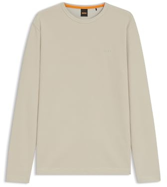BOSS Herren Tempesto T-Shirt aus Baumwoll-Mix mit Waffelstruktur