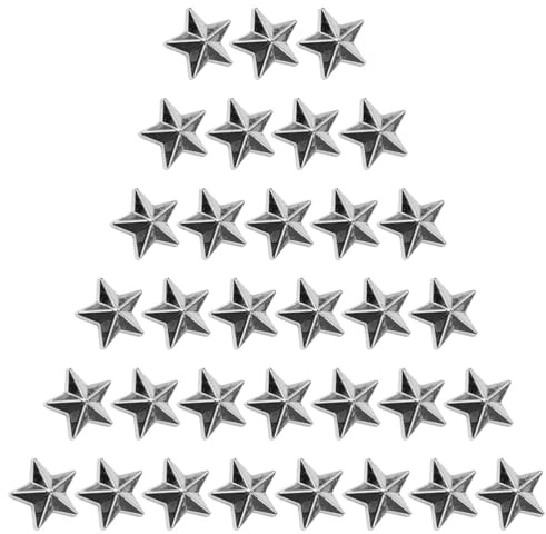 HAPINARY 200 Stück Acryl Sternform Dekor 0.59X0.59 Zoll DIY Accessoires Zum Annähen Für Kleidung Schmuckanhänger Und Kreative Bastelprojekte
