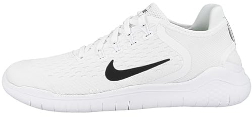 Nike WMNS Free Rn 2018, Damen Laufschuhe, Weiß (White/Black 100), 38.5 EU