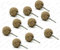 5MOONSUN5 Jute Seil Regale/Cabinet Drawer Pulls Knobs (10)