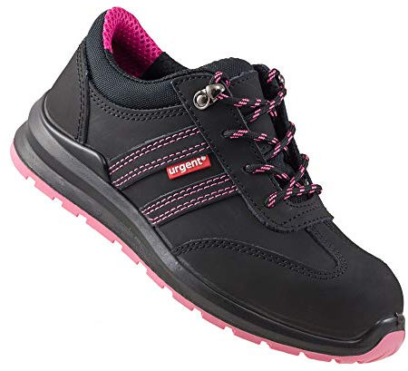 Urg Damen Arbeitsschuhe Sicherheitsschuhe Schutzschuhe Stahlkappe S1 Gr.36-41(214S1) (41)