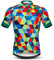 Weimostar Radtrikot MTB-Jersey-Reißverschluss 3D-Radtrikot Herren Mountain Road Bekleidung Fahrrad-Oberteile Hemden Sommer Pro Team Rennrad Trikot für Herren Atmungsaktiv Grün Rot Größe XL