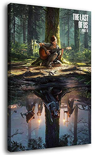 Joel The Last of US 2 Leinwand-Kunst-Poster und Wand-Kunstdruck, modernes Familienschlafzimmerdekor-Poster