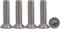 10 piezas M6x25 Tornillos para metales Torx Tornillos madera inoxidable Tornillo Mecánico de Cabeza Avellanada Accionamiento estándar Rosca Completa，para equipos de maquinaria y muebles para el hogar