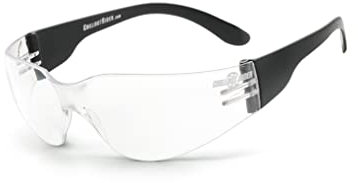 Chillout Rider® | Bikerbrille, Chopper-Brille, Motorrad-Sonnenbrille, Motorradbrille | beschlagfrei, winddicht, bruchsicher, flexibel | CR007 (klar)