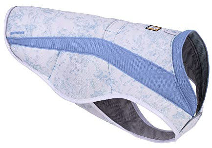 RUFFWEAR Swamp Cooler Vest, Dog Jacket for Hot Weather, SPF 50+, Maximum Coverage, Cooling Cover with Harness/Lead Portal, Sun Protection to Keep Pets Cool, Heliotrope Purple (Medium, 69-81 cm)