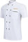 Veste de chef personnalisée manteau manches courtes/chemise à manches longues veste de chef brodée uniforme de service alimentaire personnalisé pour hommes et femmes