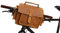 Gusti 2 in 1 Lenkertasche Leder - Gabriel Umhängetasche Fahrradtasche Tasche Ledertasche Vintage Braun Leder kompatibel mit KlickFix ohne Adapter