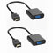 BLKing Lot de 2 adaptateurs HDMI vers VGA femelle 1080p pour ordinateur, ordinateur de bureau, ordinateur portable, PC, moniteur, projecteur, HDTV, Chromebook, Raspberry Pi, Roku, Xbox et plus encore