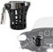 Porte-gobelets de Moto Universel pour Scooter de Mobilité de Poussette de Fauteuil, PSLER Poussette Guidon Porte-gobelet pour Bouteille D'eau pour Dyna Softail Electra Glide(Chrome)
