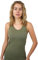 STARK SOUL Damen Sport Shirt Seamless - Racer - Tank Shirt, Khaki, Größe: XL-XXL