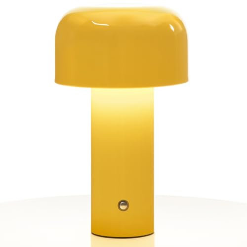Glivpny Lampe de bureau tactile portable, rechargeable USB, veilleuse LED moderne en forme de champignon, lampe de salon, bar, chambre, étude, maison
