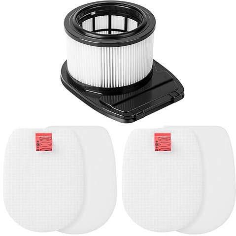 Donkivvy IZ201EU - Juego de filtros compatibles con para Shark IZ201 IZ251 IZ201EUT IZ201EUTSB IZ251EU Aspiradora inalámbrica anti envoltura capilar, 1 filtro HEPA, 2 filtros de espuma y fieltro