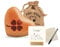 FunkenWerk Geschenk-Set (Danke) Mutmacher Glücksbringer Glücksstein Talisman Krankheit Schule Abitur Prüfung Aufmunterung Motivation Mut Glück
