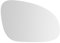 SENZEAL Spiegelglas Rechts Beifahrerseite Beheizbar mit Trägerplatte für VW Golf 5 MK5 2003-2009 Passat B6 2005-2011 Jetta 5 MK5 2005-2010 Außenspiegel Glas Ersatz (Rechts)