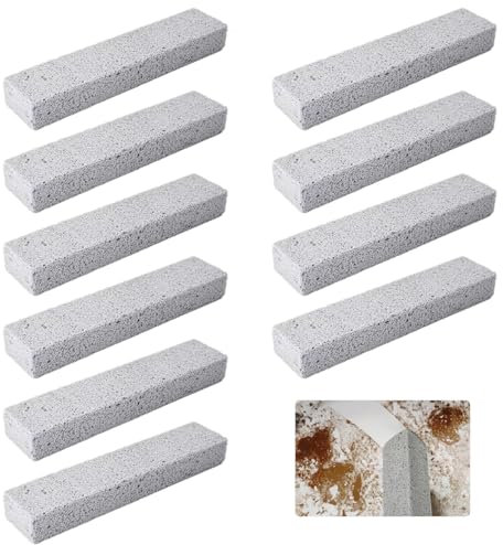 10 Pezzi Pietra Pomice per Wc Ceramica, Pietra Di Pulizia per Wc, Pumice Stone, Potente Effetto Pulente, Adatto per La Pulizia Di Macchie Profonde in Bagni, Cucine, Piscine, Case