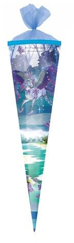 Herlitz Schultüte mit Gravur / Zuckertüte / 85cm / eckig / Pegasus