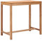 SDWEHO7 Stehtisch aus Holz 110x60x105 cm Indoor Outdoor Bistrotisch Biertisch Gartentisch Bartisch, Braun