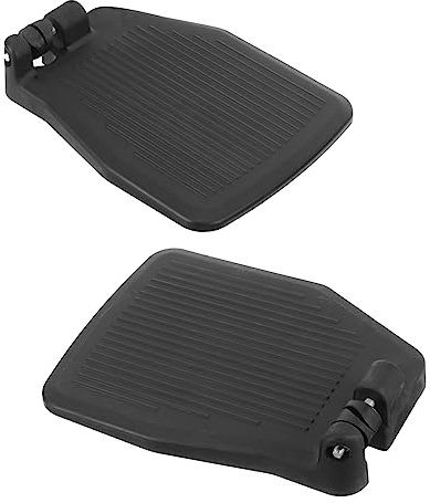 TOKIDNY Replacement Wheelchair Footrest Pair Heavy Duty Stable Footplates Universal Wheelchair Pedal for Elderly Patient Support