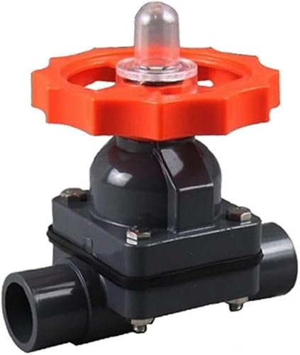 Wasserrohrverbinder, Membranventil, Außendurchmesser 20–110 mm, UPVC-Kunststoff-Membranventil, Bewässerungsadapter for Aquarien, Gartenwasseranschlüsse, industrielle Wasserrohrverbindungen, 1 Stück(OD