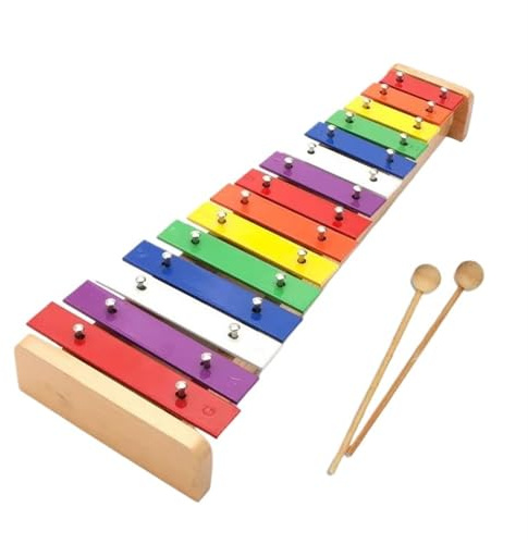 Xylophon Xylophon Mit 15 Tasten Für Anfänger Und Erwachsene Musikinstrument Aus Metall Holz-Xylophon