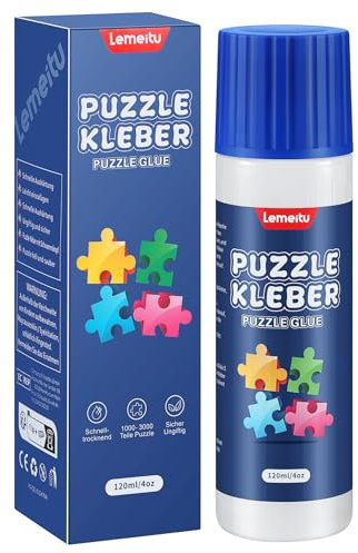 120ml Colle Puzzle Transparente avec Applicateur