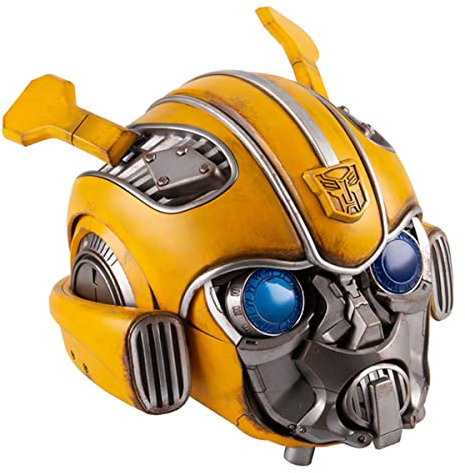 VIERNRG 1:1 Wearable Helmet Showcase Helmet with Base, Wearable/2.4G Remote Control, Voice and Touch Control, LED Eye Light, Deformation Sound Effects