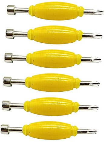 Housoutil 6pcs Mini Double-Ended Fingerboard Screwdriver Set Precision Finger Skateboard Tool for DIY Repairs for Mobile Phones Tablets and Electronics