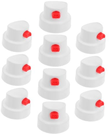 DOITOOL 10pezzi Ugelli Spray Per Pittura Nozzles Per Dettagli Compatibili Spray e Aerografo Design Per Graffiti e Ritocchi Versatile Per