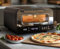 Indoor Countertop Pizza Maker, 6 Presets, 450℃ Electric Oven with Timer, Pizza Stone and Peel Included, 1850W