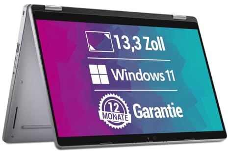 Dell Latitude 5310 2-in-1 13,3 Zoll Full HD Laptop Intel Core i5-10210U@ bis zu 4,2 GHz 16 GB 256 GB SSD mit Windows 11 Pro & GRATIS Antiviren-Software inkl. 12 Monate Garantie (Generalüberholt)