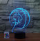 3D Basket Luce Notturna Lampada 7/16 Cambiamento di Colore LED 3D Lampada Alimentazione USBTelecomando Decor Decorazioni di Natale Regalo di San Valentino Regalo di Compleanno