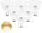 MayJazz GU 5.3 MR16 LED Warmweiß Strahler, 3000K 12V 400LM Spot, 5W Ersetzt 50W Halogenlampe, Nicht Dimmbar, 120° Abstrahlwinkel, 6er Pack