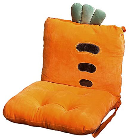 Lgan GartenmöBel Auflagen Bank, 80cm Sitzkissen Gartenstuhl Tragbare, Gartenstuhl Auflage Hochlehner, Sonnenliege Garden Auflagen (Color : Orange)