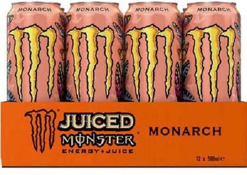 Monster Energy Monarch au jus 12 x 500 ml Monarch